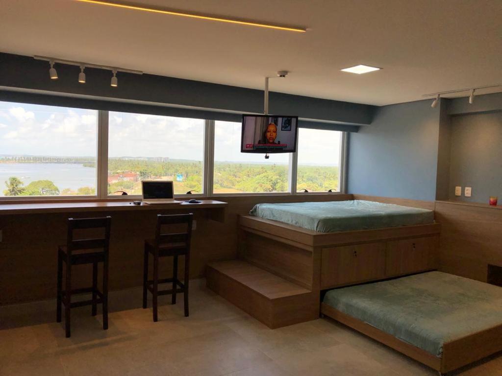 Bugan- Paiva Home Stay, Piscina Borda Infinita - 2 Camas De Casal E 1 Sofa Cama 累西腓 外观 照片